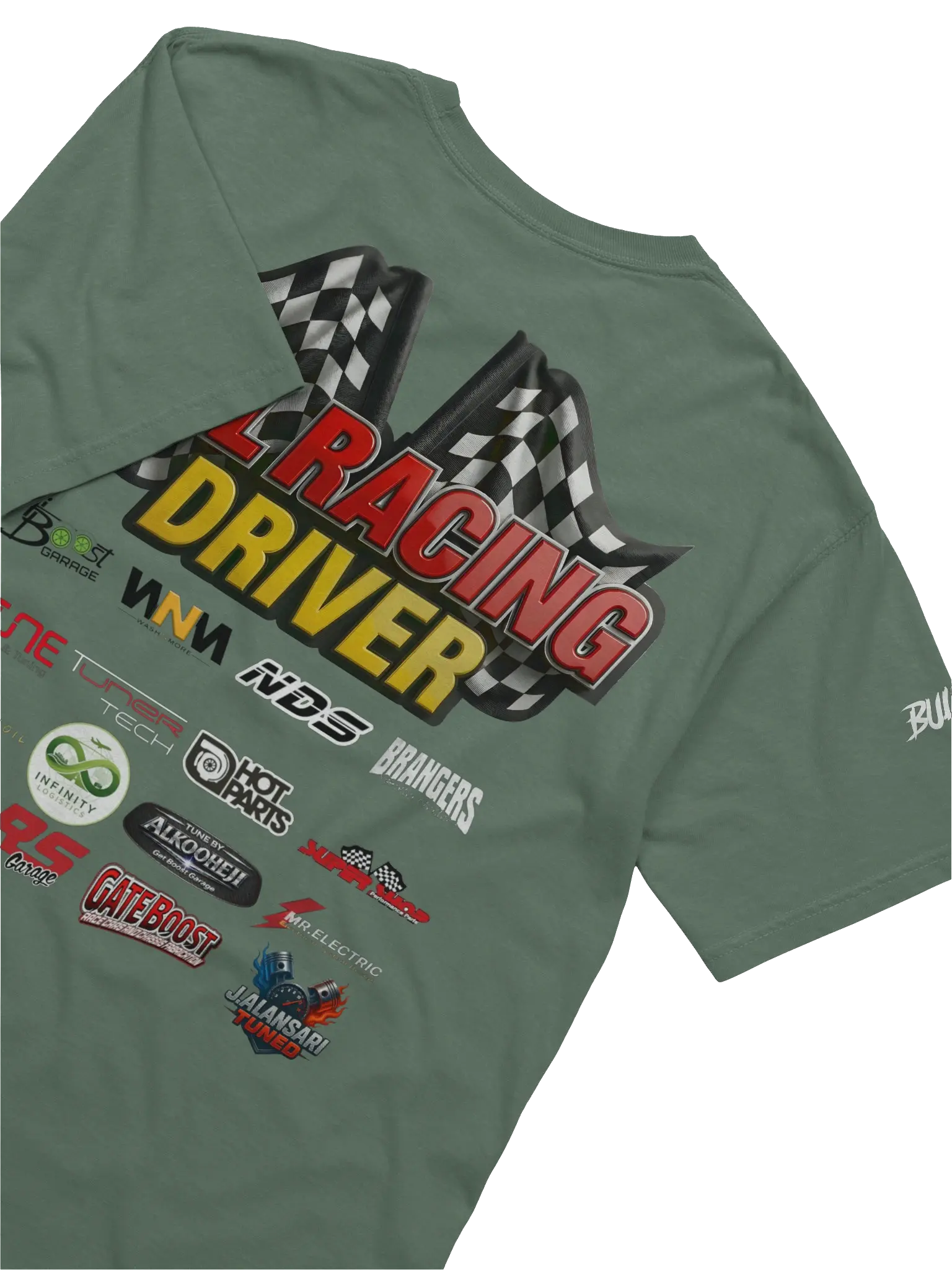 BULRACING driver -Dyed Heavyweight T-Shirt Team - 0868827e-c725-4b9e-a5f4-07b45e9edd70