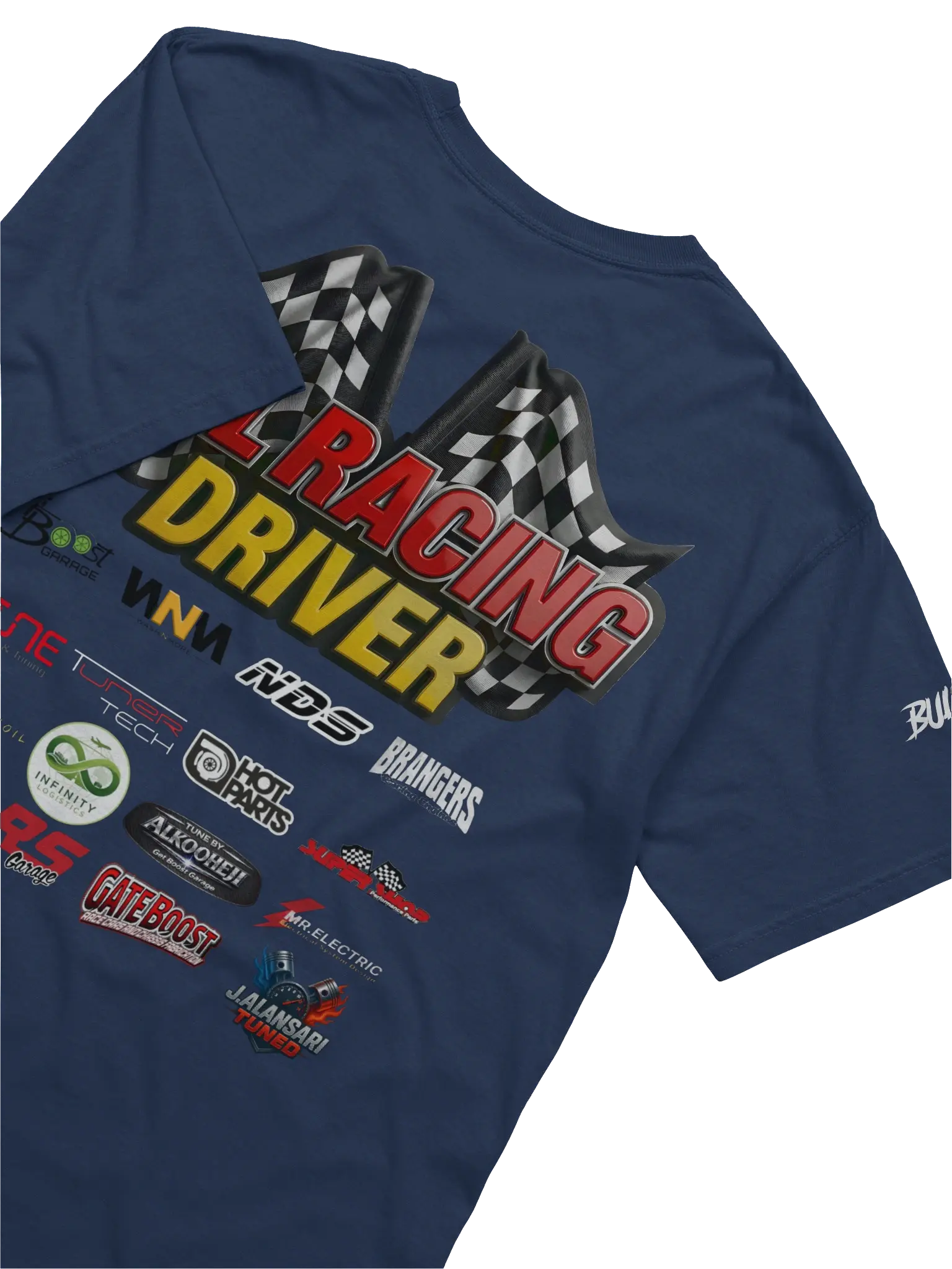 BULRACING driver -Dyed Heavyweight T-Shirt Team - 0b88e76e-dbf3-4533-9415-cdb4079a29fd