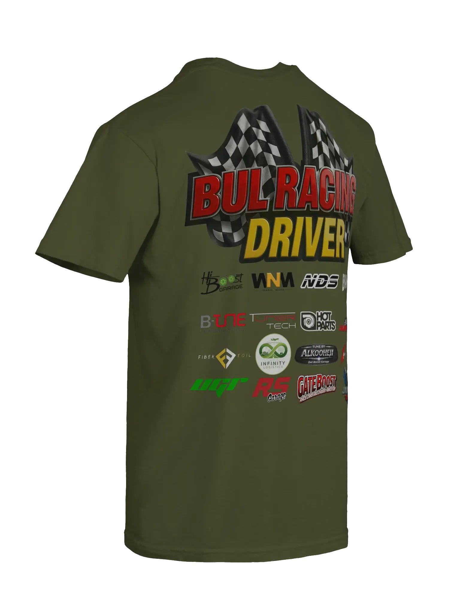 BULRACING driver -Dyed Heavyweight T-Shirt Team - 0ef494c5-6630-4673-abb1-dd8e8a9bd0fd