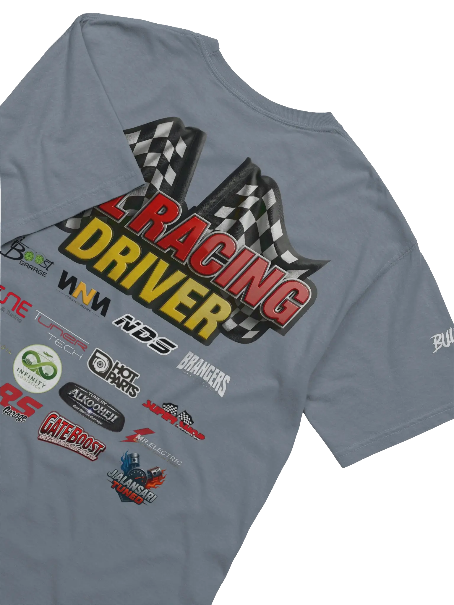 BULRACING driver -Dyed Heavyweight T-Shirt Team - 16b8d9f8-587d-43f4-84bc-9bd8017e0019