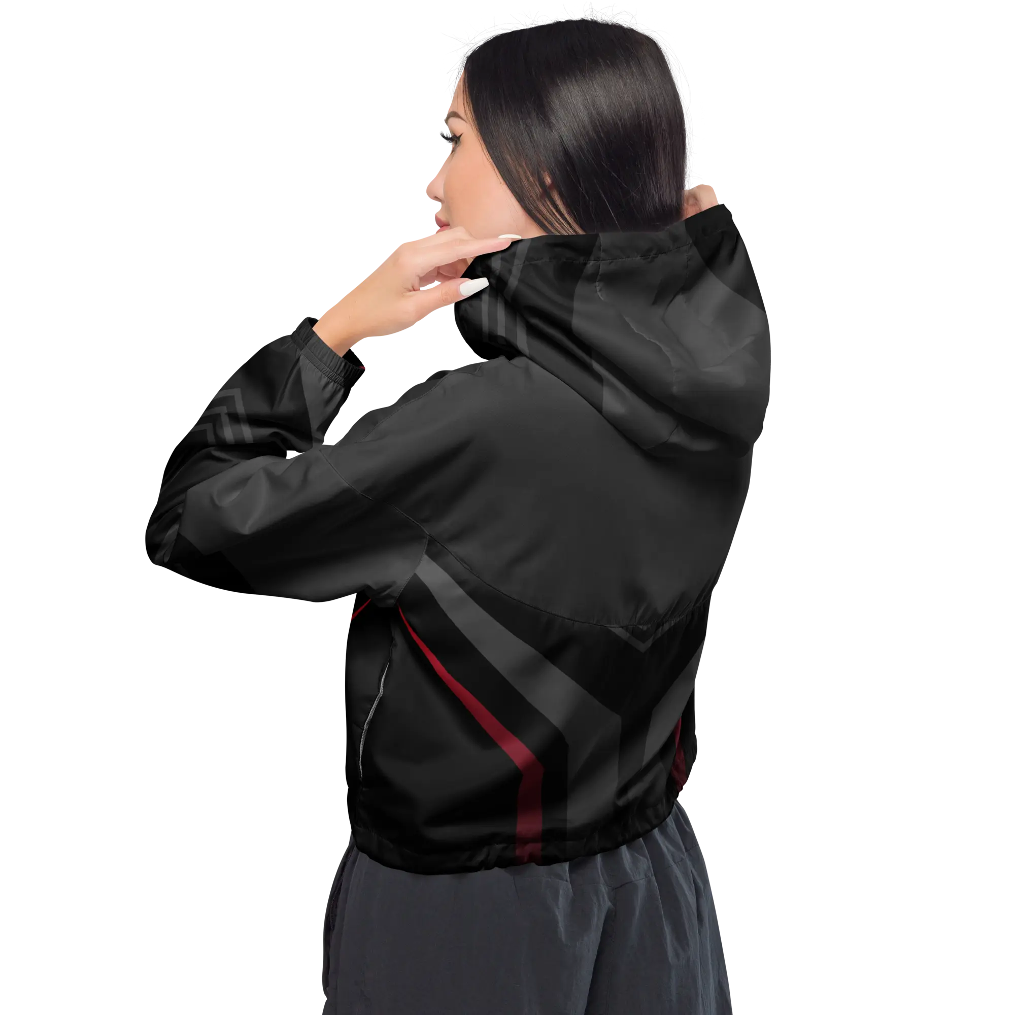 Women's Cropped Windbreaker - Bulvant - 1929b536-7029-4d9f-b441-1d16c9b0959a