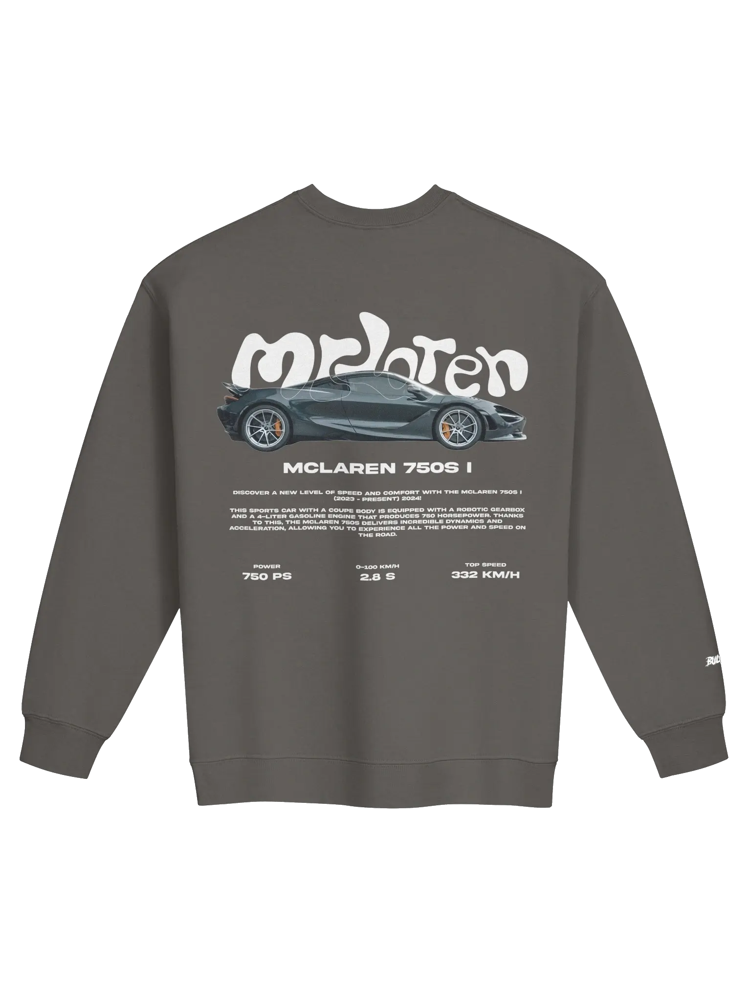 Mclaren 750S I Sweatshirt - Bulvant - 1fadb62f-be7d-4545-8dc1-f7689e2b46a4