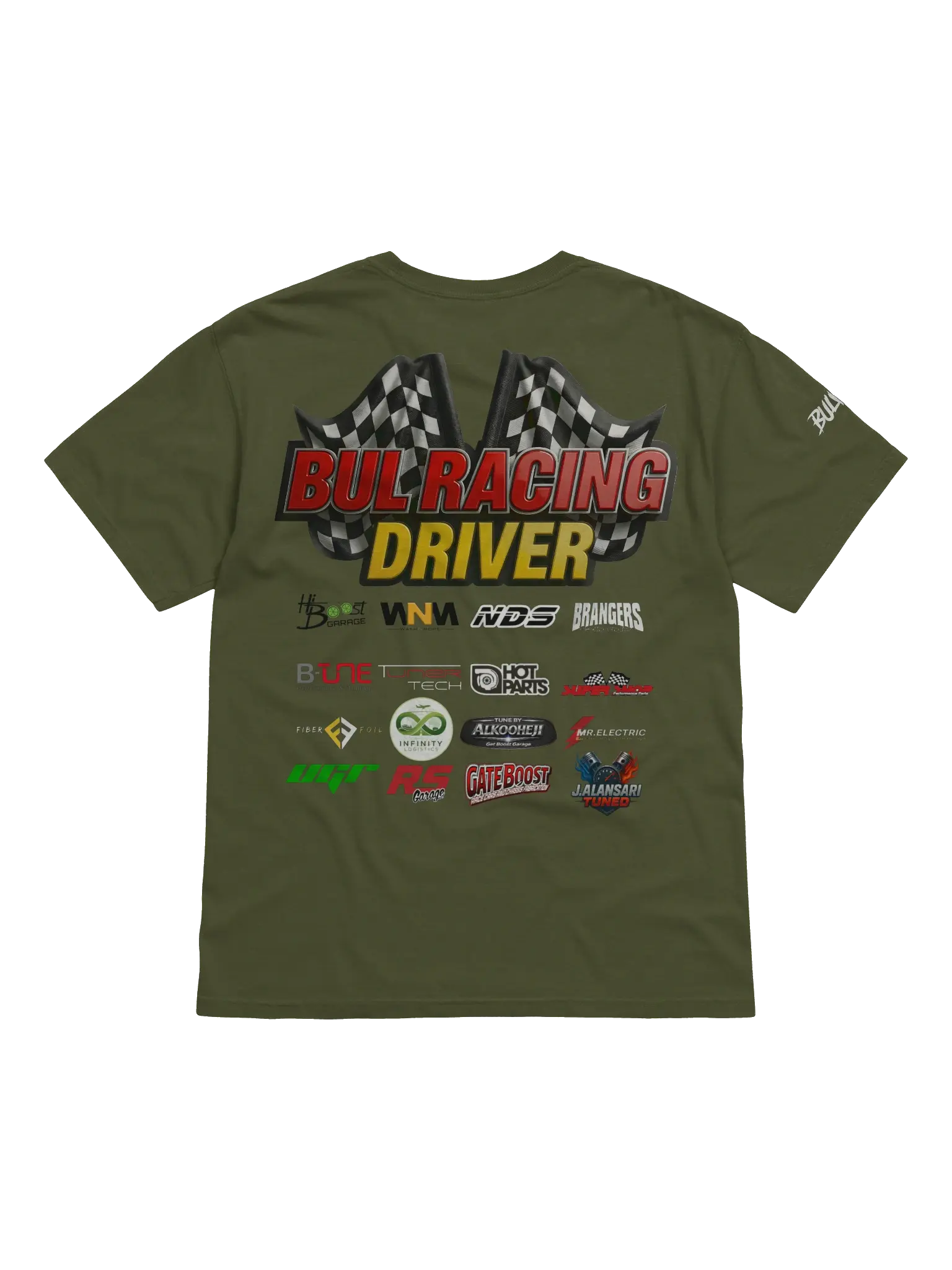BULRACING driver -Dyed Heavyweight T-Shirt Team - 2897711c-aebf-49f1-a5fc-aff605d5e290
