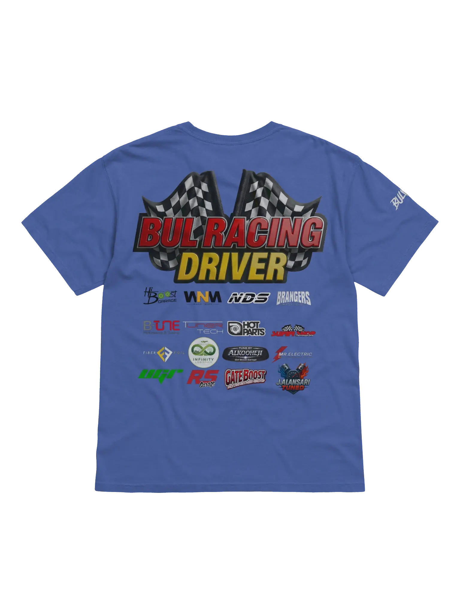 BULRACING driver -Dyed Heavyweight T-Shirt Team - 3bb3c94e-6d22-4146-8ed8-6da1b1da56a8
