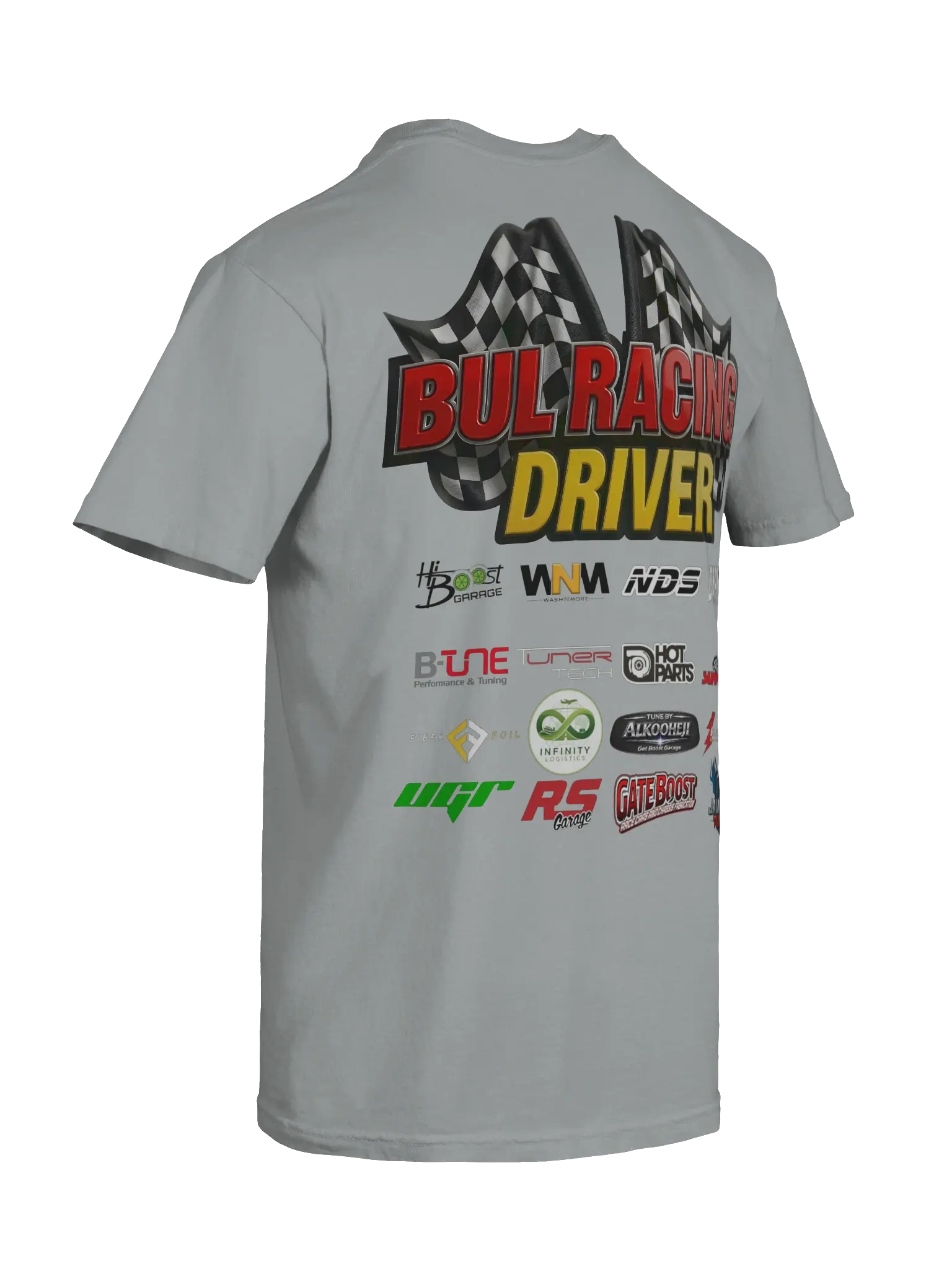 BULRACING driver -Dyed Heavyweight T-Shirt Team - 464d92e1-972f-46b0-b751-34356e361dcb