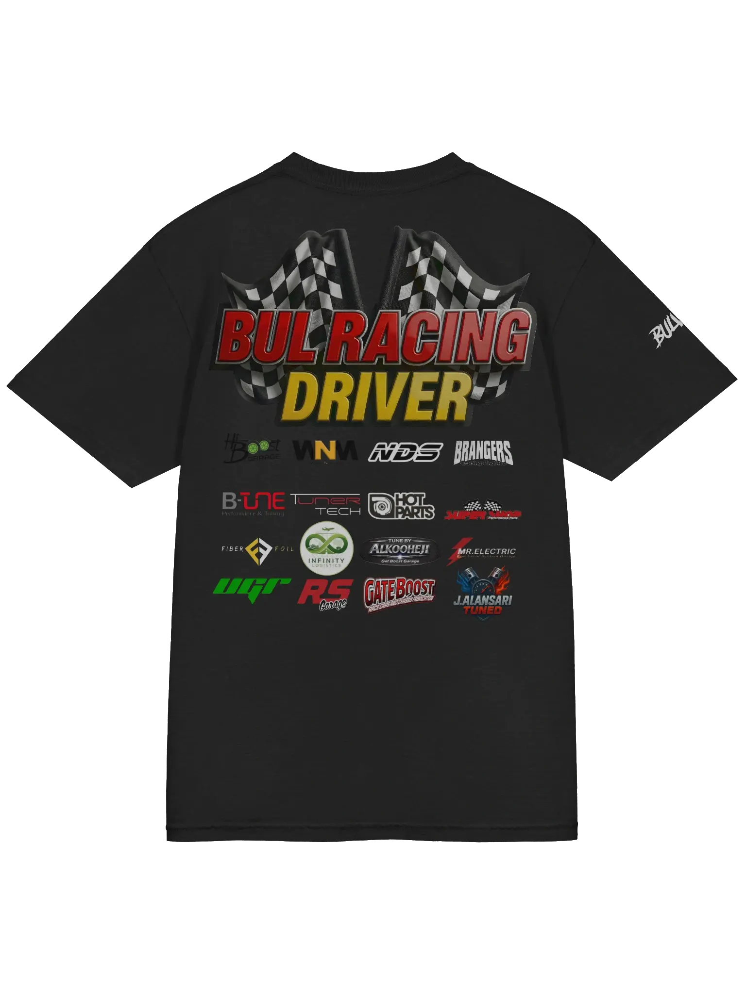 BULRACING driver -Dyed Heavyweight T-Shirt Team - 4f7139ab-6314-46ce-9e7c-364d99c07513
