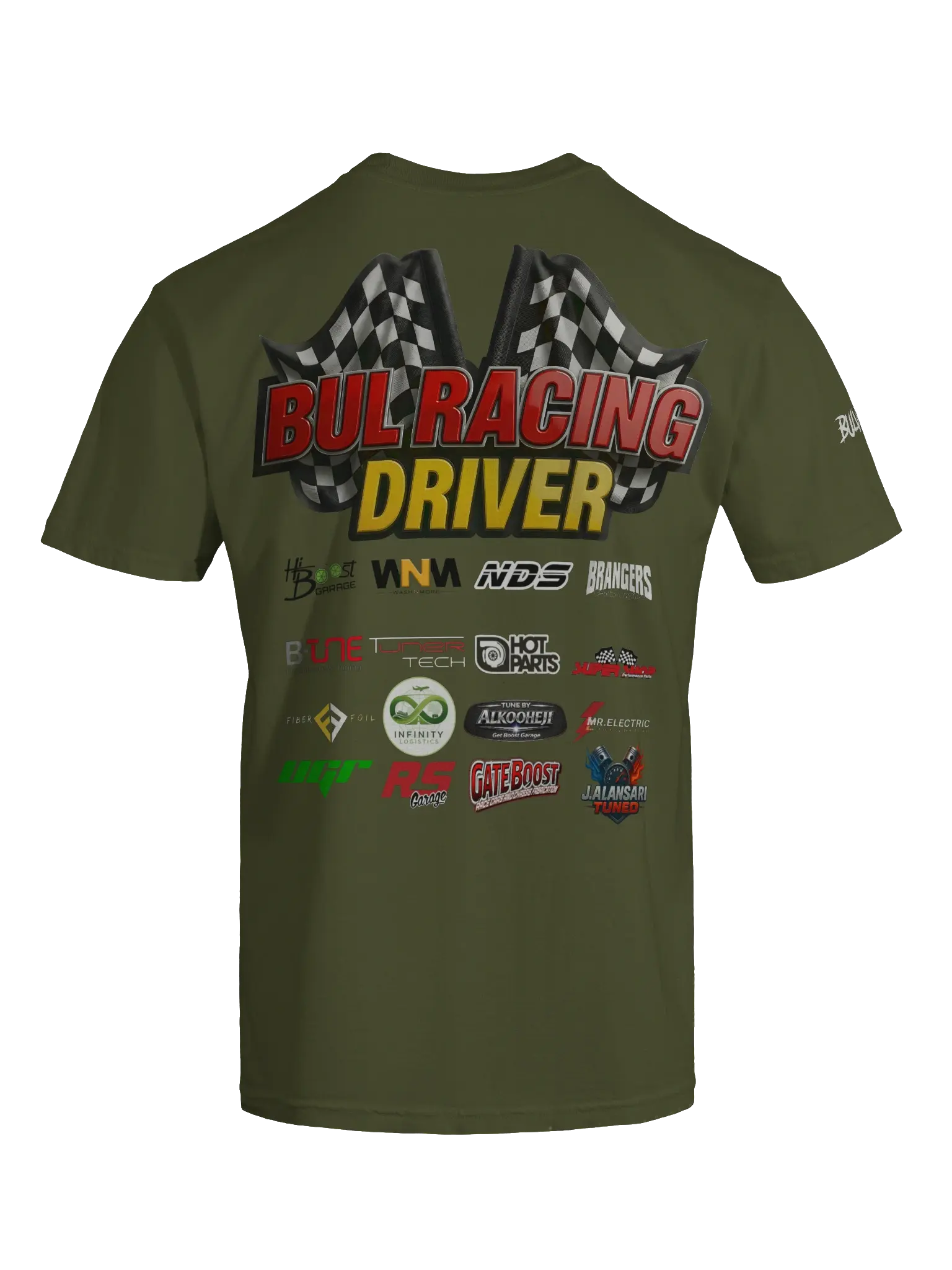 BULRACING driver -Dyed Heavyweight T-Shirt Team - 557378f0-18c6-4a89-b032-82adc6c6ea0d