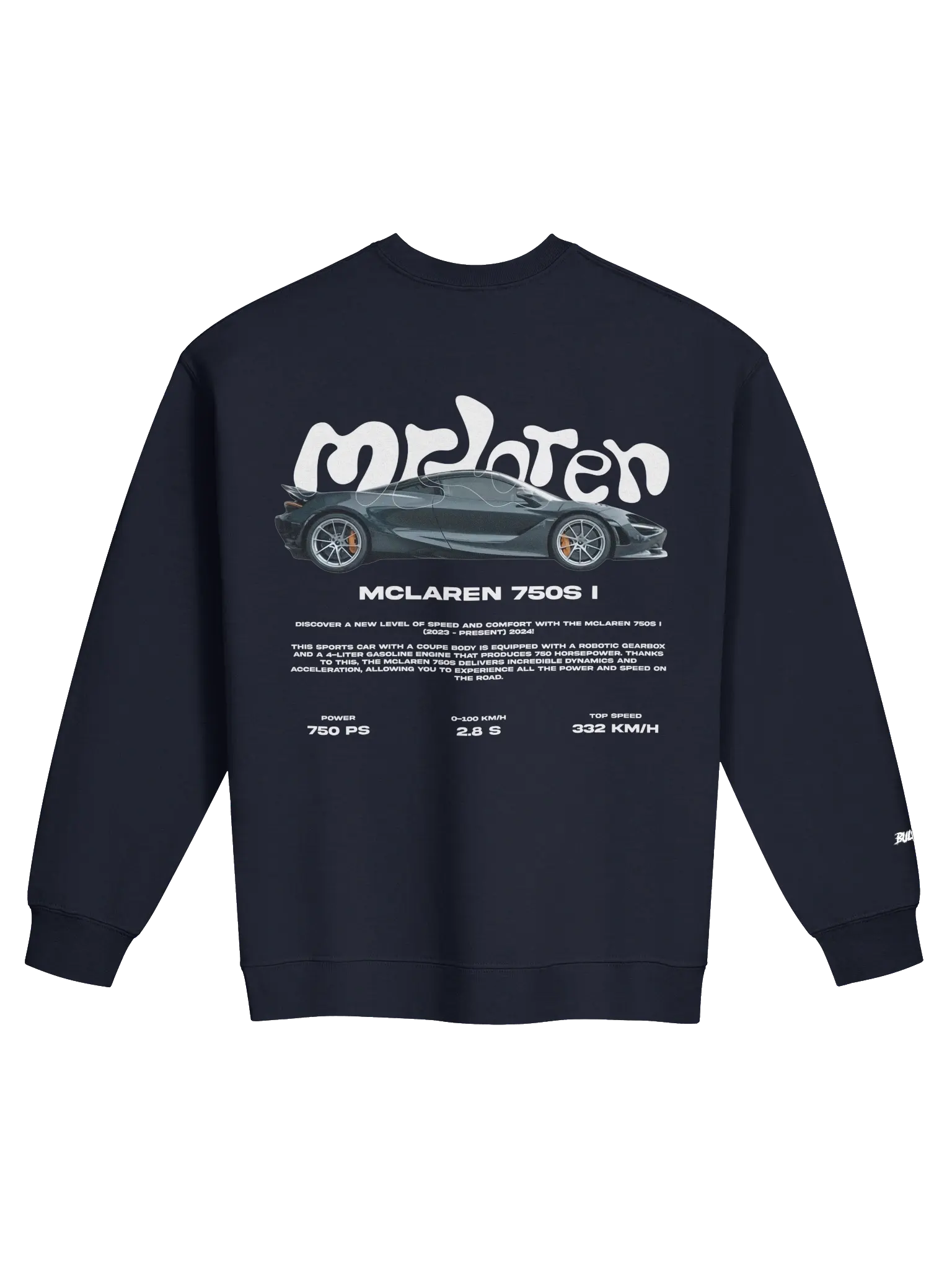 Mclaren 750S I Sweatshirt - Bulvant - 6a86d6c8-321b-46b4-81e9-ce8503a0c55b