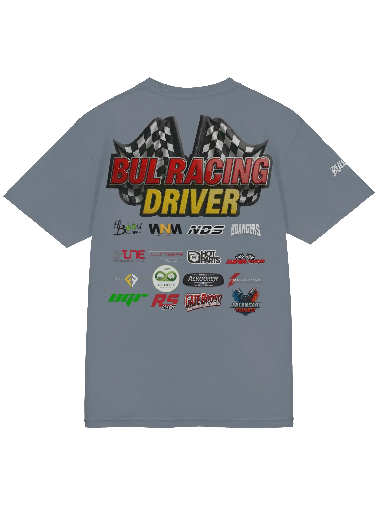 BULRACING driver -Dyed Heavyweight T-Shirt Team - 7704653a-c481-417f-8f4a-6a33f9091b02