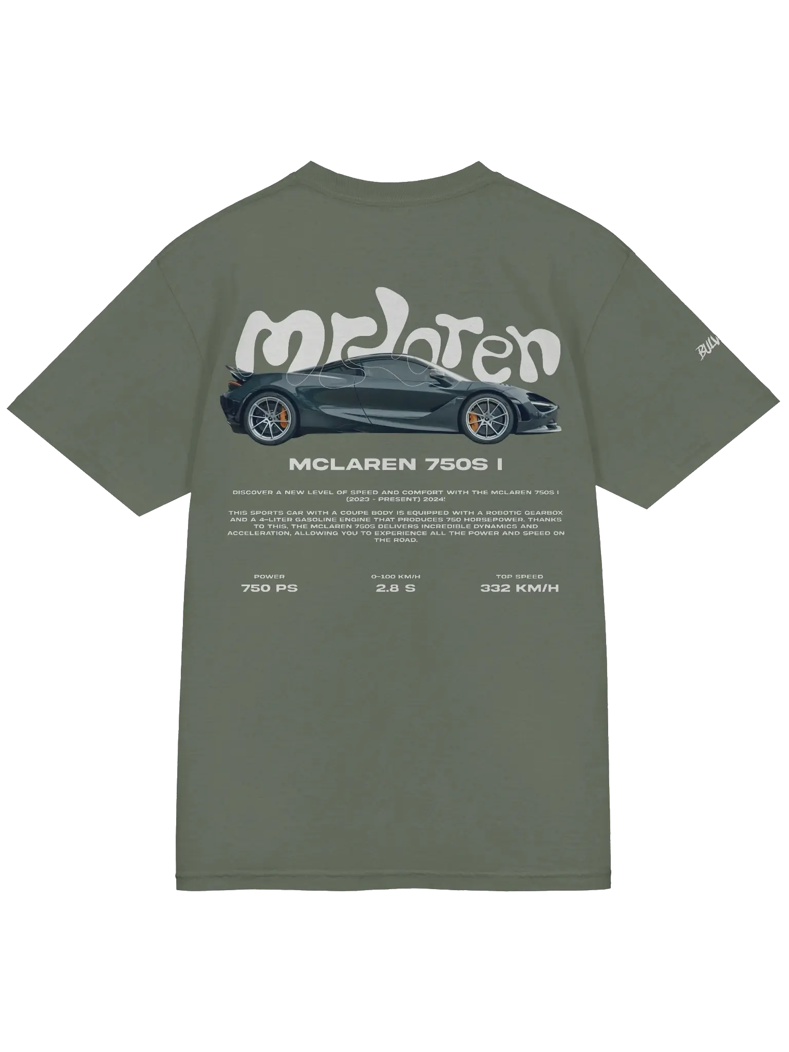 Mclaren 750S I Tee - Bulvant - 797dea78-3dcf-4a45-9425-09820e78cc6a