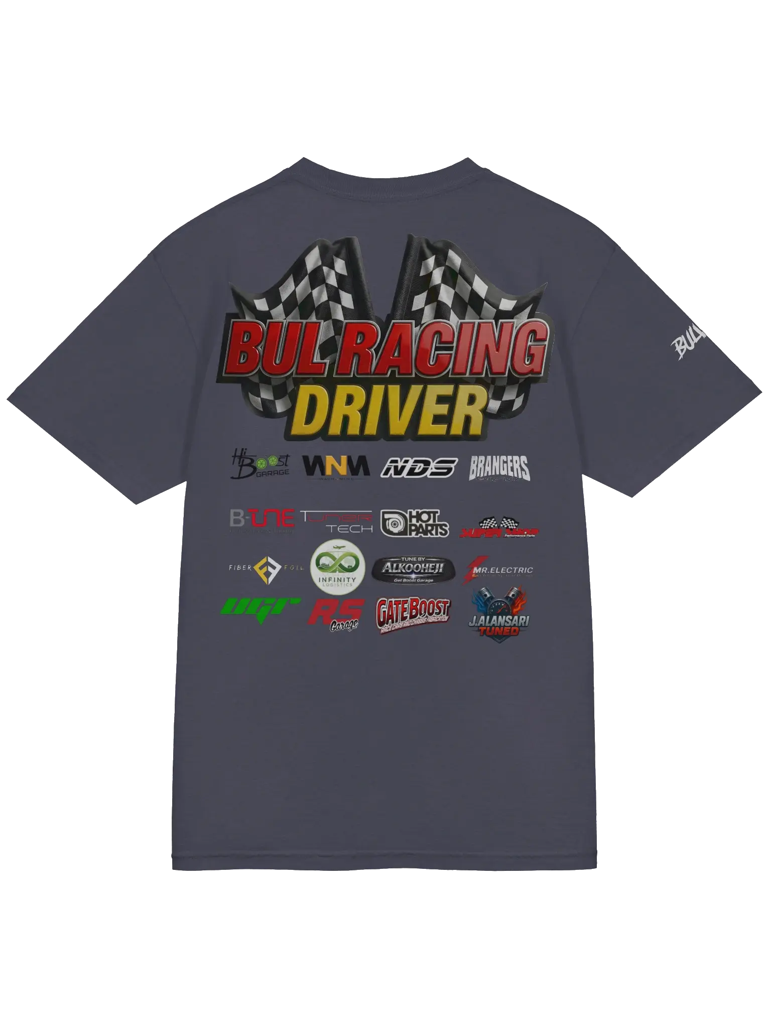 BULRACING driver -Dyed Heavyweight T-Shirt Team - 8011767a-42cc-415a-a7e6-ebb389d5a76a
