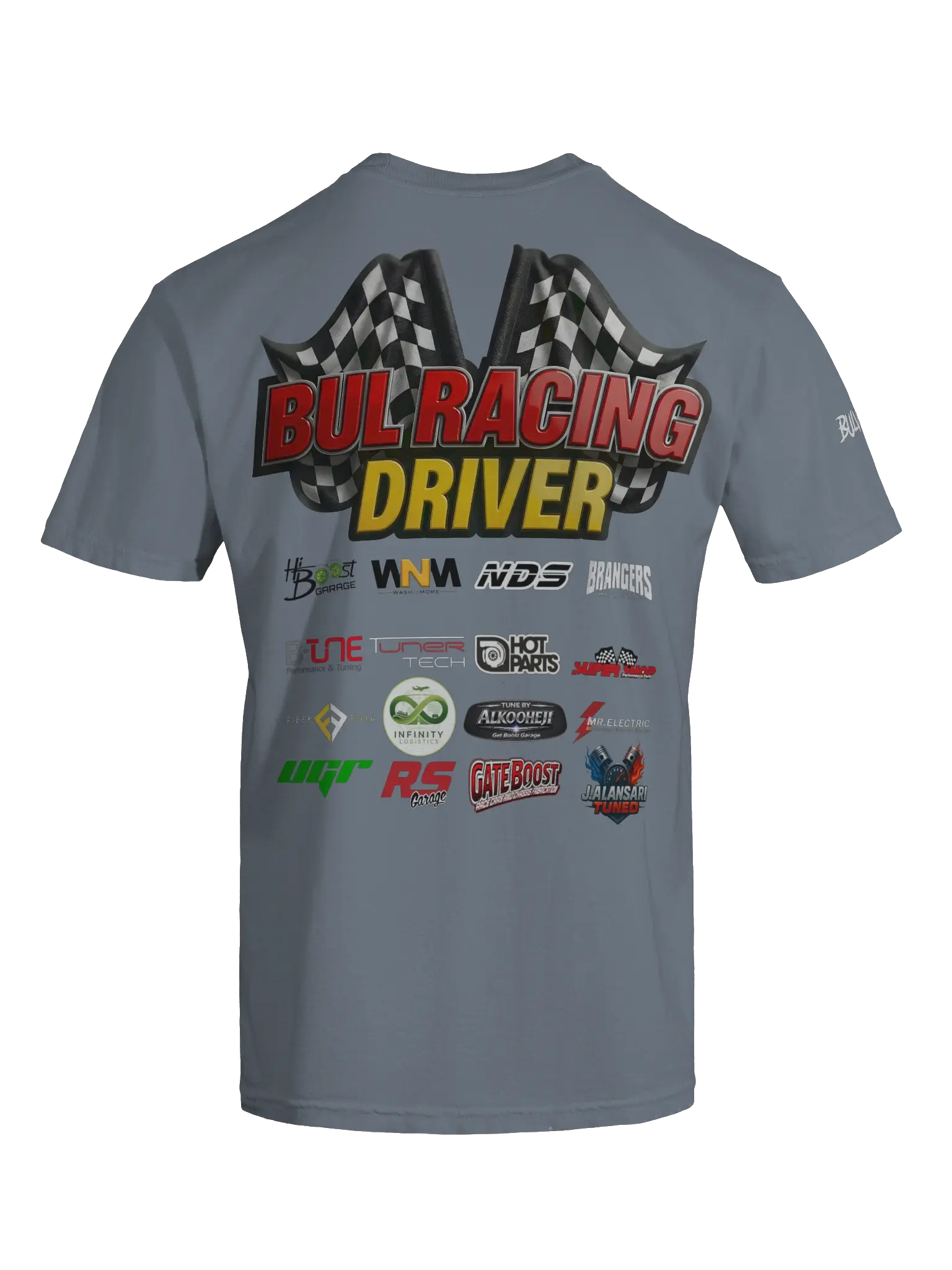BULRACING driver -Dyed Heavyweight T-Shirt Team - 82cccb44-c5c0-4ea3-8a54-373925f8040a