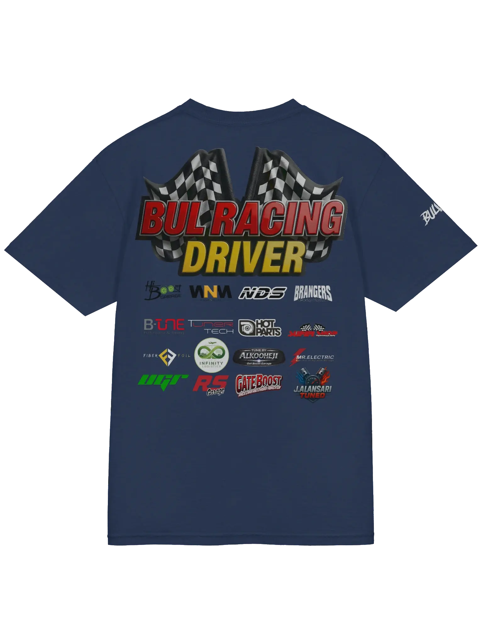 BULRACING driver -Dyed Heavyweight T-Shirt Team - 84743a99-f0b6-4ab1-a89f-3df8f31269fb