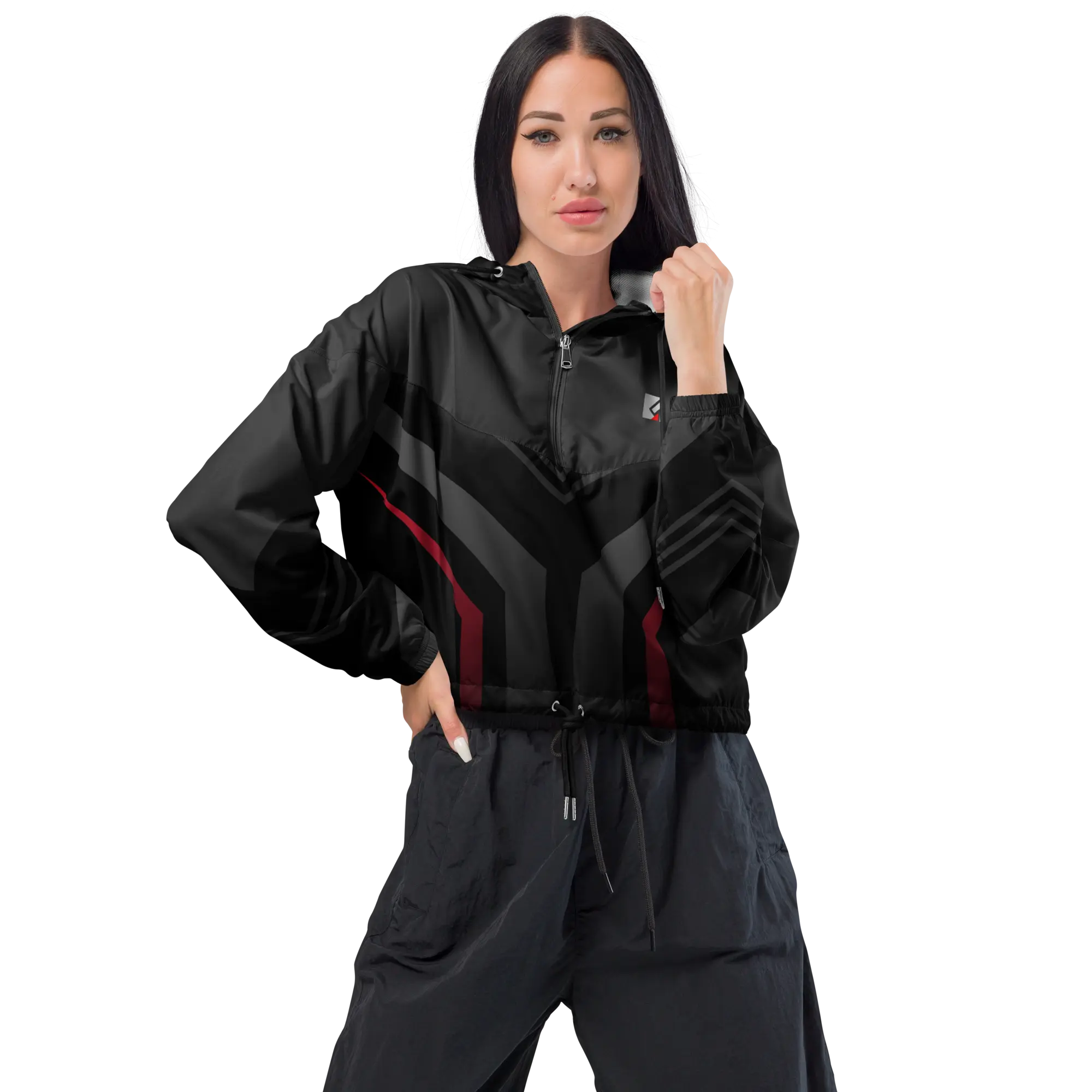 Women's Cropped Windbreaker - Bulvant - 9d5f7423-a604-4d5d-aa5e-1b6cd9854a7e