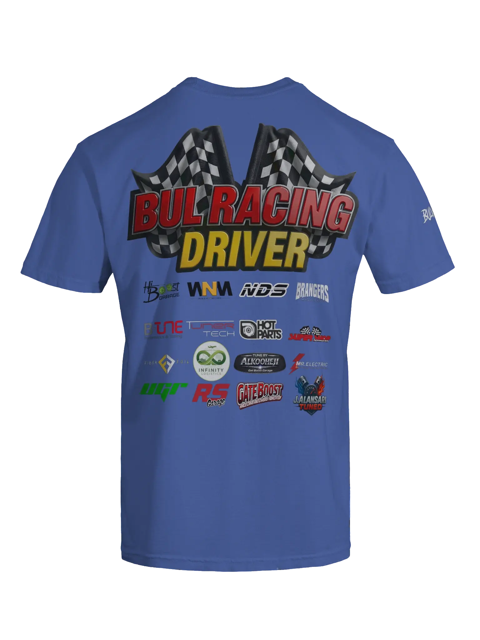 BULRACING driver -Dyed Heavyweight T-Shirt Team - ae8b6f48-fe65-4e30-a025-3369795d06c5