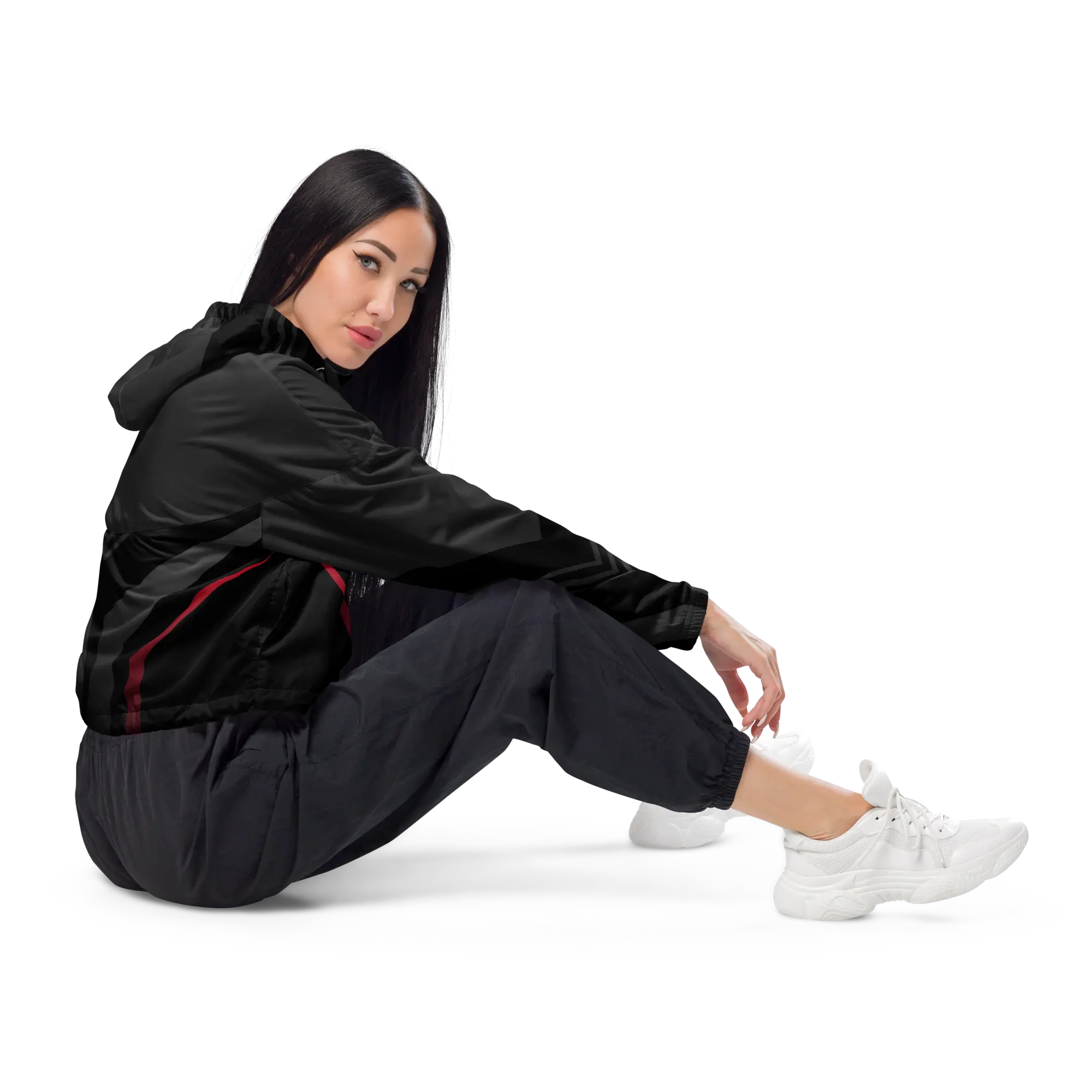 Women's Cropped Windbreaker - Bulvant - d7b0848a-77d9-417f-9c7e-8b12dd229800