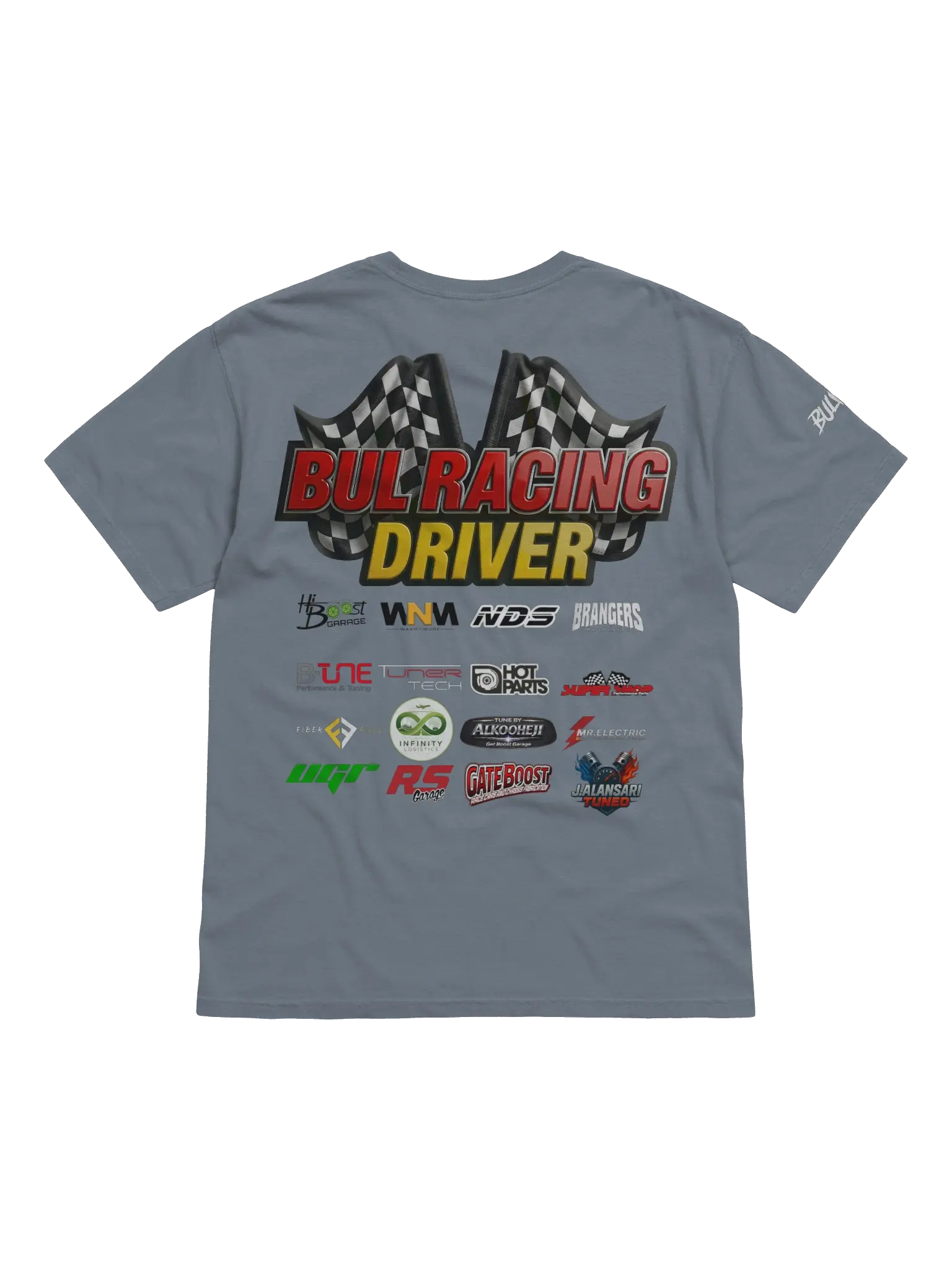 BULRACING driver -Dyed Heavyweight T-Shirt Team - d9782e0d-9387-41b9-9f84-1bf0a1190e17
